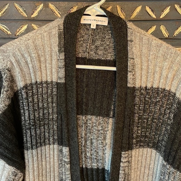 White + Warren cardigan size large - Picture 9 of 9